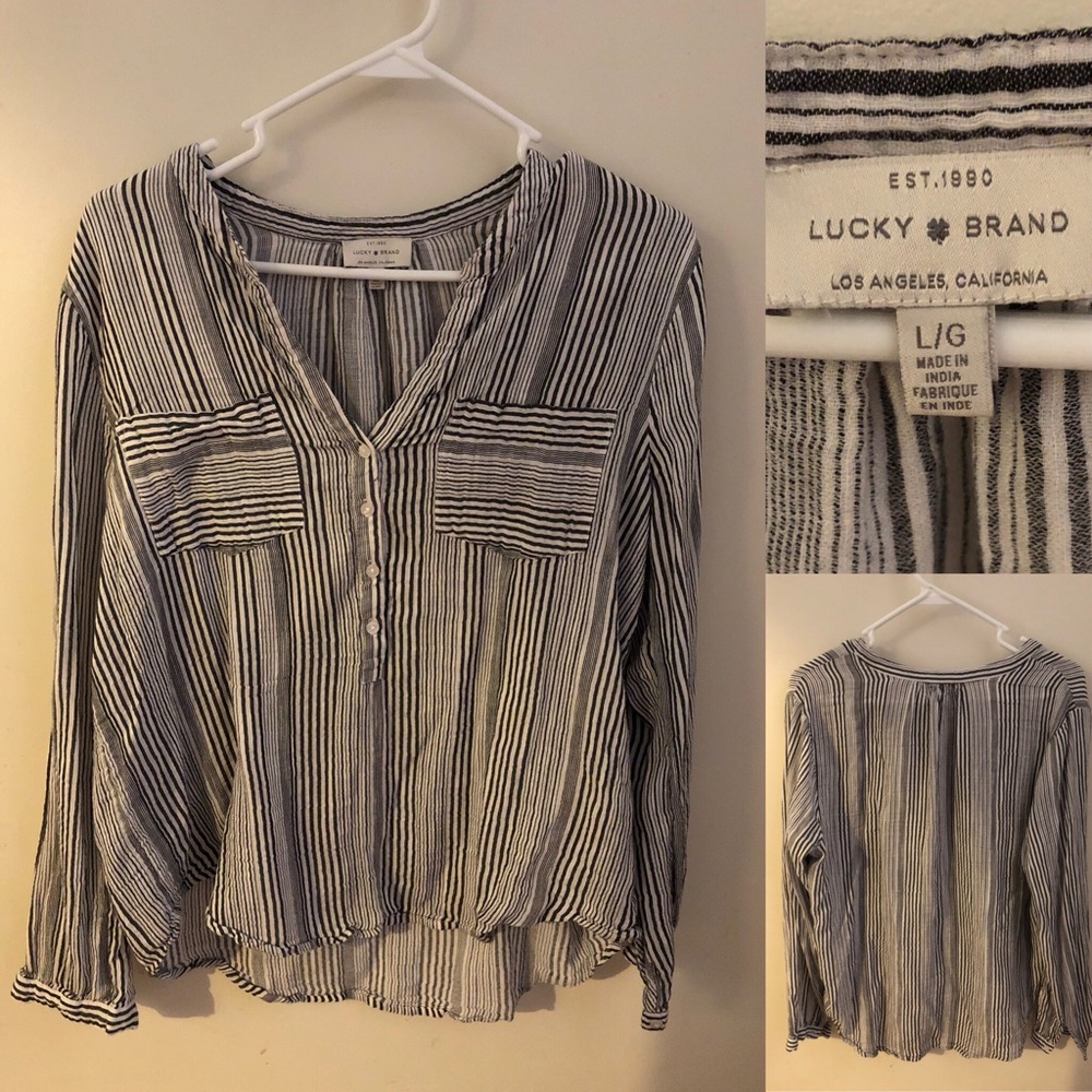 Lucky striped top